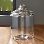 Anchor Hocking Heritage Hill Glass Jar with Lid, 0.5 Gallon