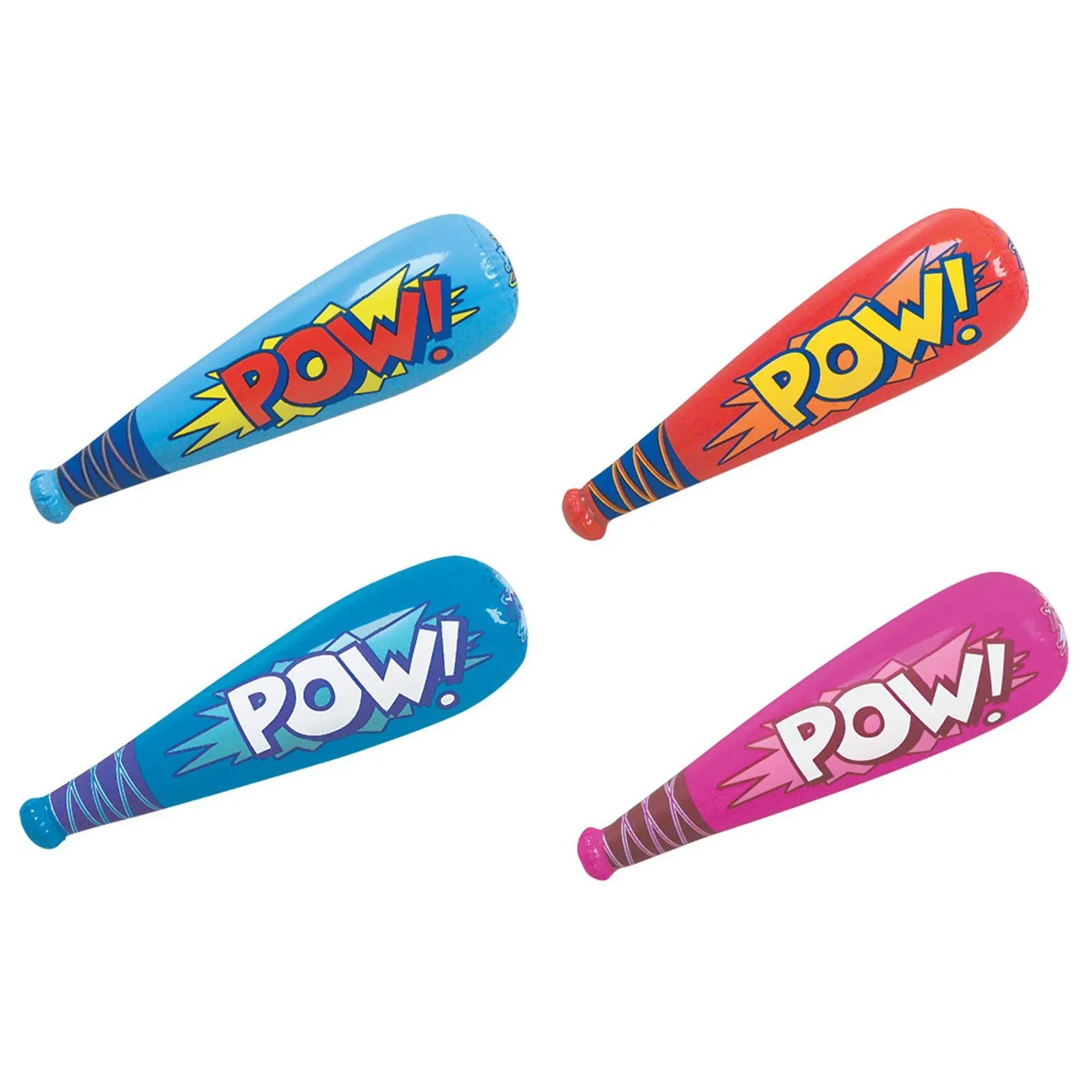 Rhode Island Novelty 20inch Pow Bat Inflates Pack of 12