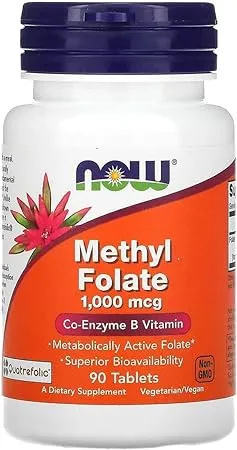 Now Methyl Folate 1,000 mcg