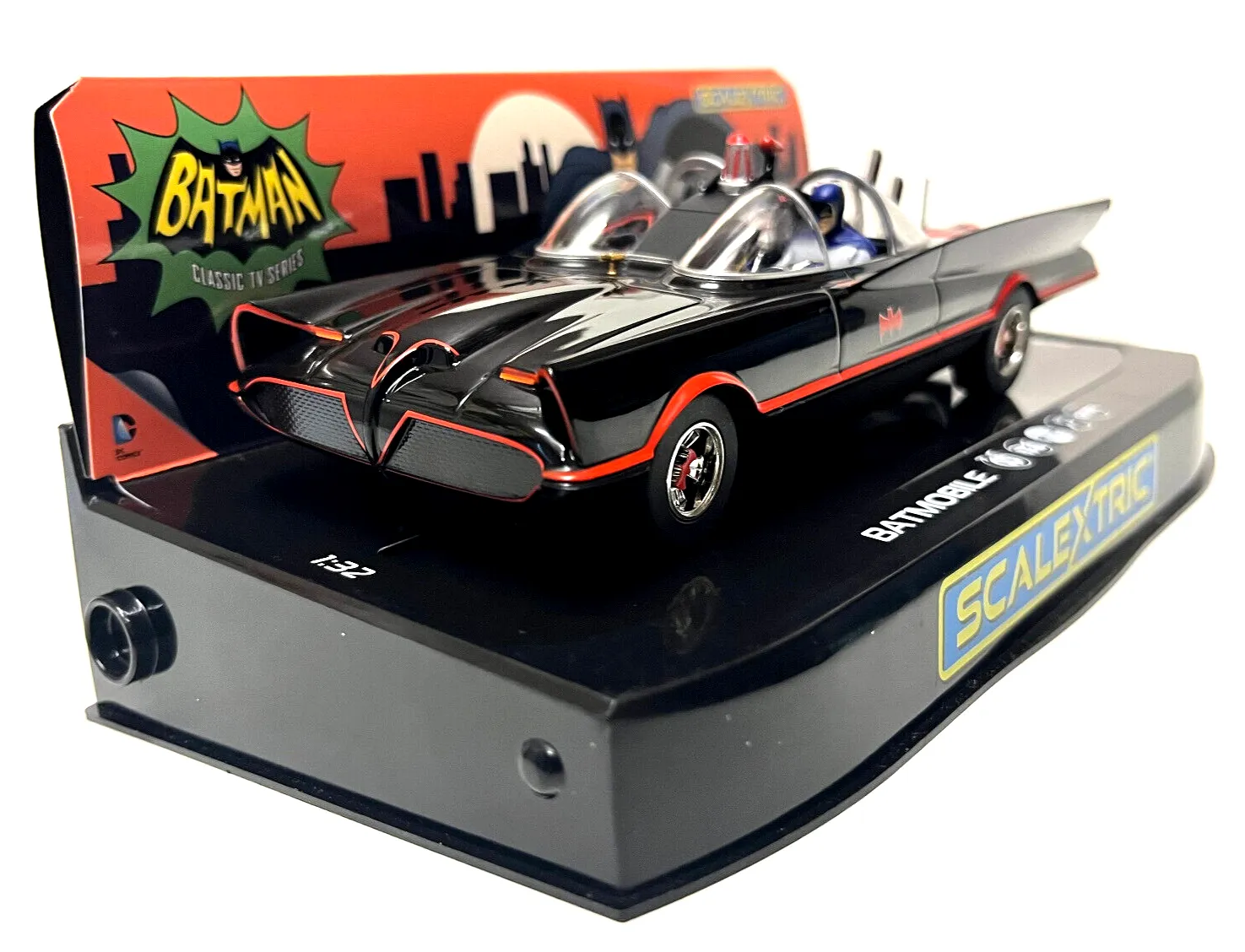 Scalextric C4175 Batmobile 1966 TV Series Black DPR New Boxed