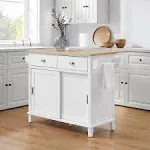 World Market Bardsley Wood Drop Leaf Kitchen Island