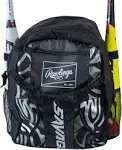 Rawlings | SAVAGE Backpack Equipment Bag | T-Ball / Youth Baseball &amp; Softball |