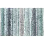  Water Stripe 20&#034; x 30&#034; Teal Rug