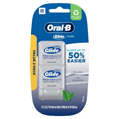 Oral-B, Glide Pro-Health Deep Cleaning Floss, Cool Mint, 43.7 yd