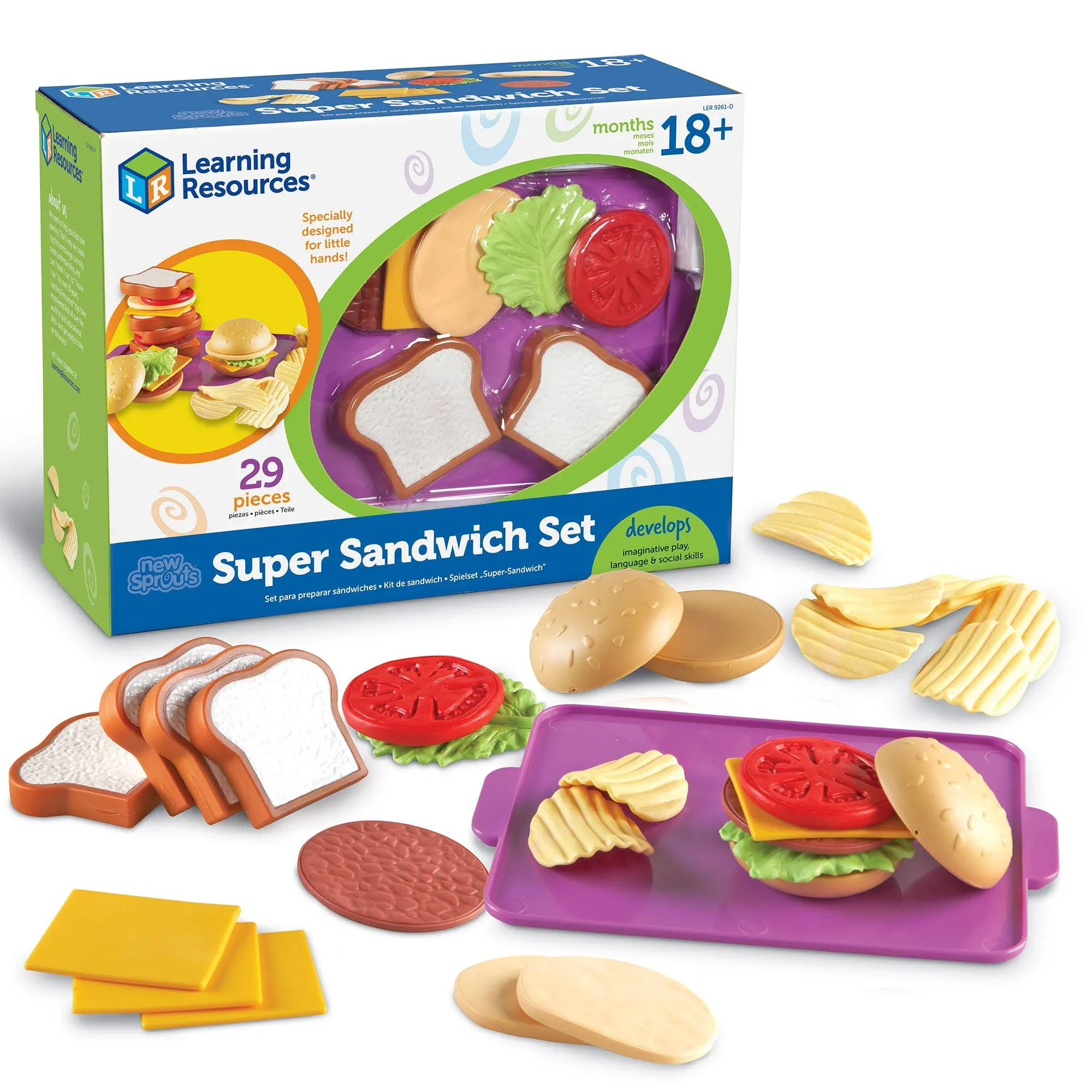 Learning Resources New Sprouts Super Sandwich Set