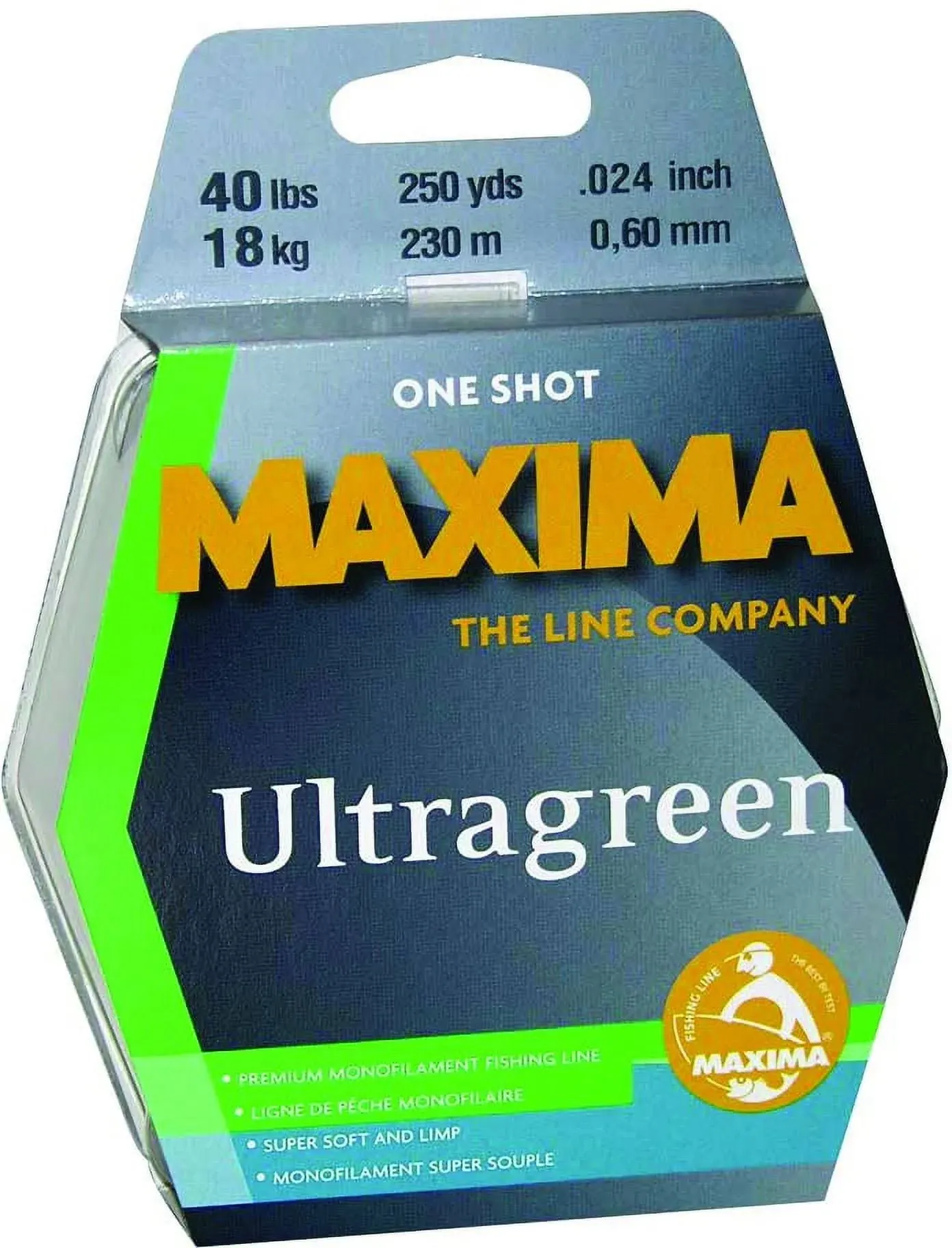 2 Spools Maxima Ultragreen Mono Fishing Line 8 Lbs Test 220 Yards ~ New