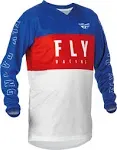 Fly Racing F-16 Youth Jersey (Medium, Red/White/Blue)