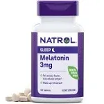 Natrol Melatonin for Sleep, 3mg, 240 Tablets In 1 Bottle 4-Pack EXP: 12/31/25