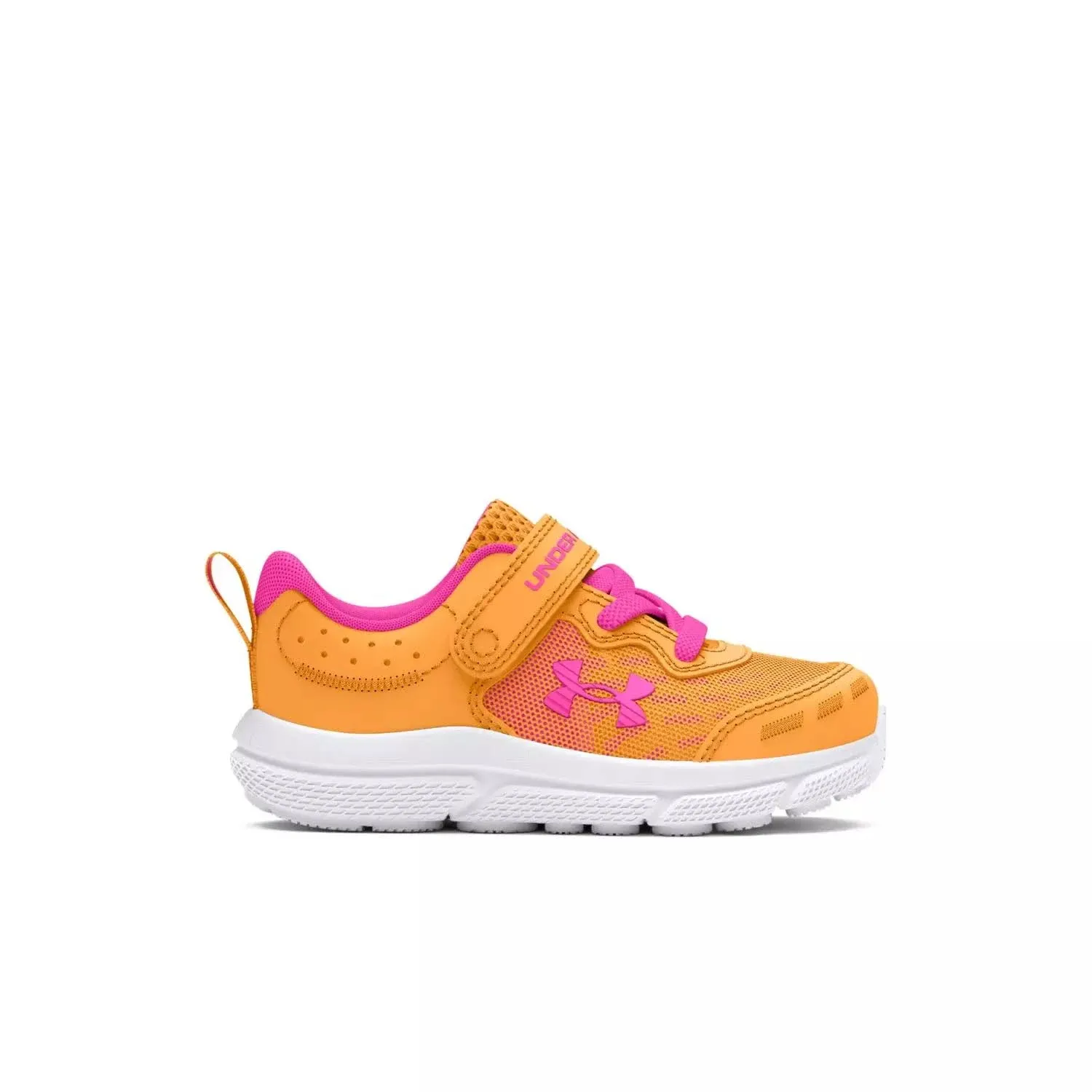 Under Armour Assert 10 AC Baby/Toddler Running Shoes Color: Nova Orange Pink Size: 6 T, Infant Girl's