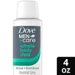 Dove Men+Care Aloe & Bamboo Whole Body Deodorant Spray - 4oz