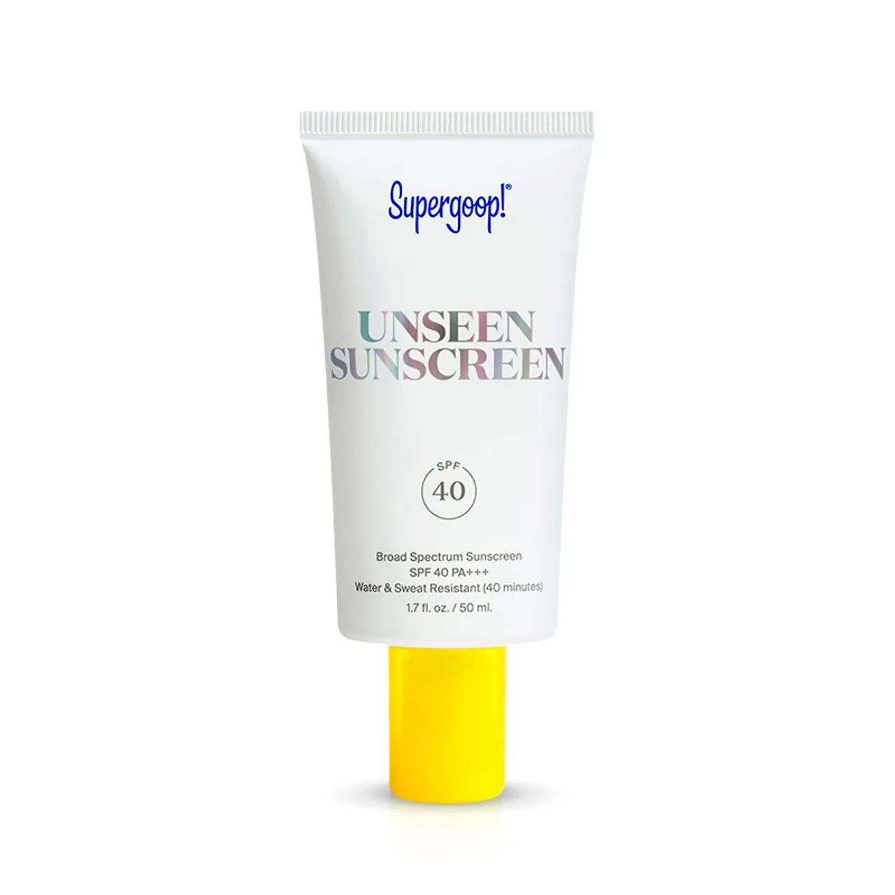 Supergoop! Unseen Sunscreen - SPF 40-1.7 fl oz - Invisible, Broad Spectrum Face Sunscreen - Weightless, Scentless, and Oil Free - For All Skin Types and Skin Tones