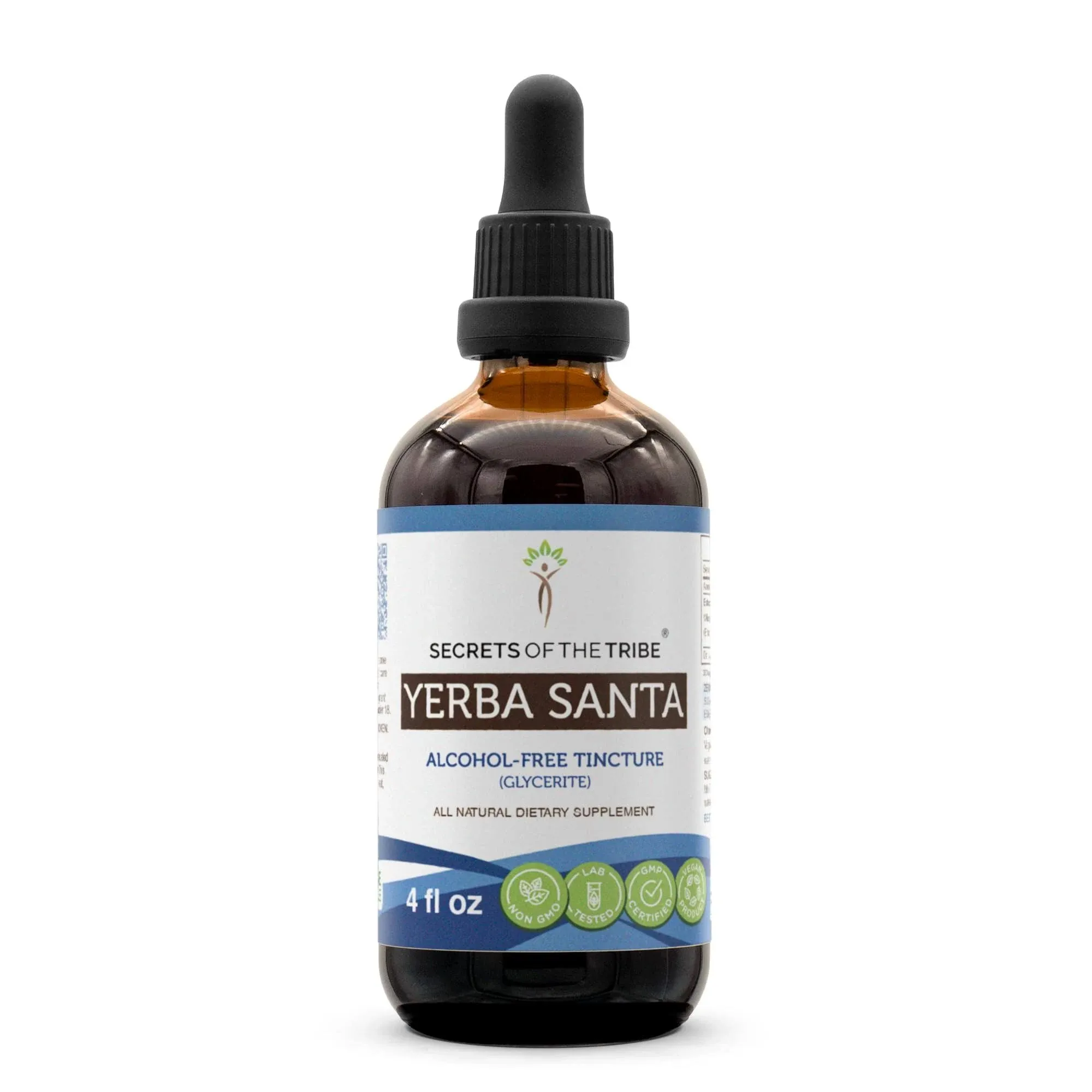 Yerba Santa Tincture Alcohol-Free Extract, Wildcrafted Yerba Santa (Eriodictyon ...