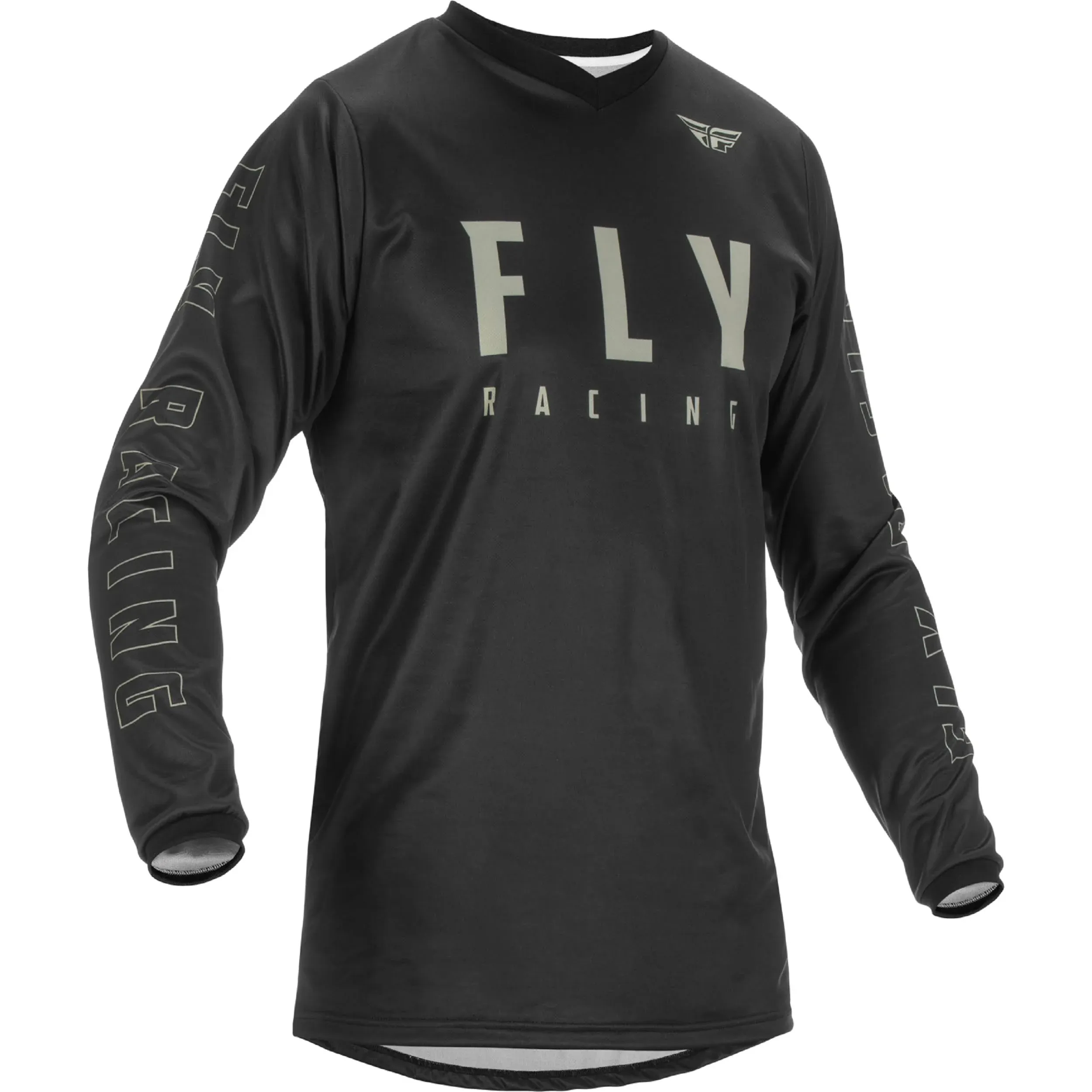 Fly Racing Youth F 16 Jersey Black/Grey YL