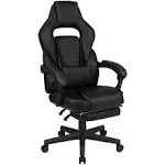 X40 Gaming Chair Racing Ergonomic Computer Chair with Fully Reclining Back/Arms, Slide-Out Footrest, Massaging Lumbar - Black