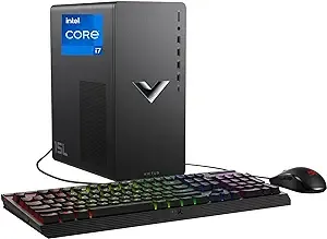 HP Victus 15L Gaming Desktop HyperX Bundle, 13th Generation Intel Core i7-13700F, 16 GB RAM, 1 TB SSD, NVIDIA GeForce RTX 4060 Ti Graphics, Windows 11 Home, TG02-1060h (2023)