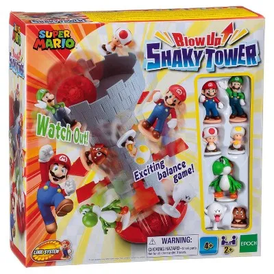 Super Mario Blow Up! Shaky Tower Game