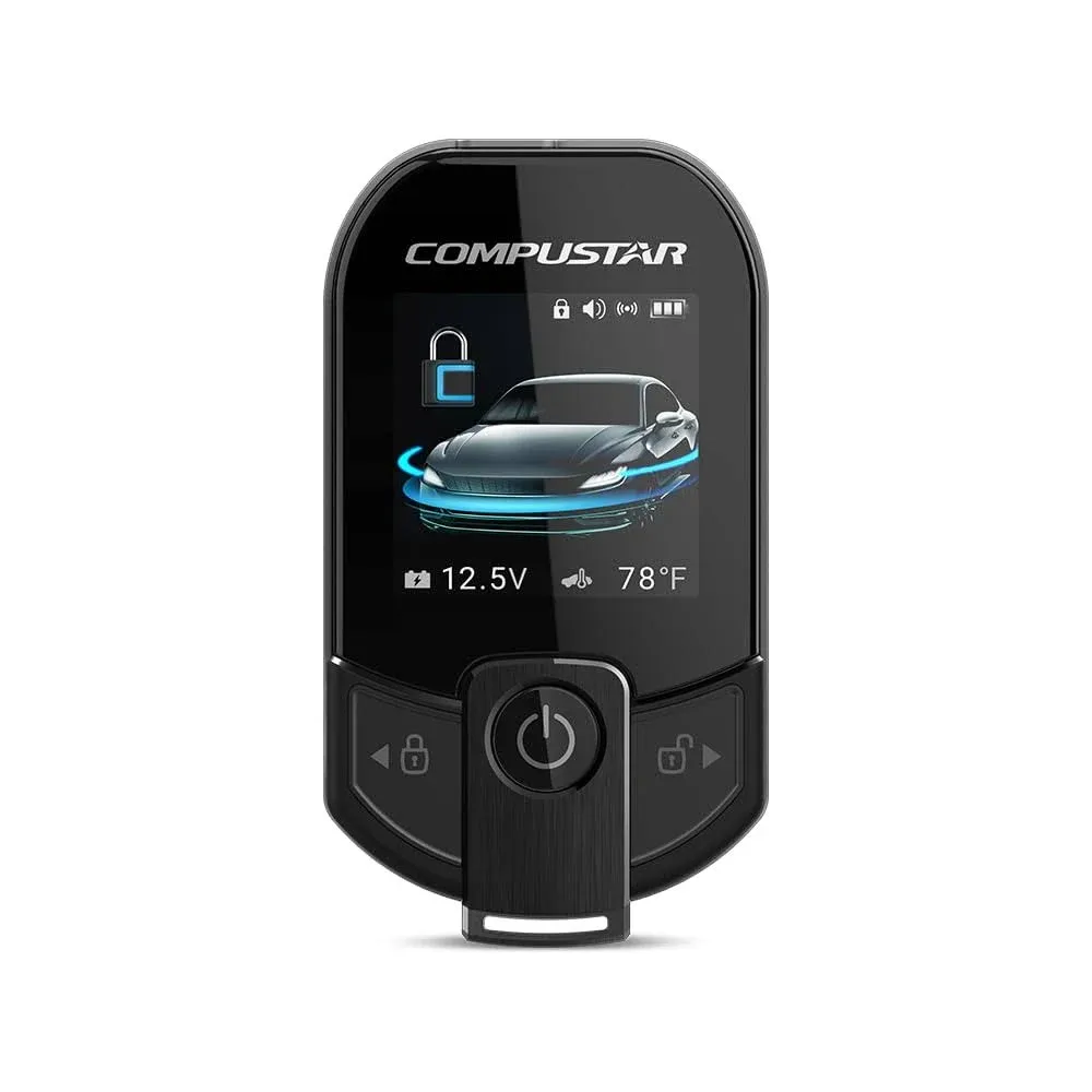 Compustar 2WT13R-SF 2-Way LCD Remote - 3 Mile Range