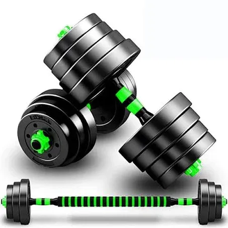 Dumbbells Weight Set for home gym dumbellsgym set haltere et poids Exercise & Fitness Dumbbell free dumble adjustable as a barbell pair 3 in 1 neoprene bars for men and women Training Equipment