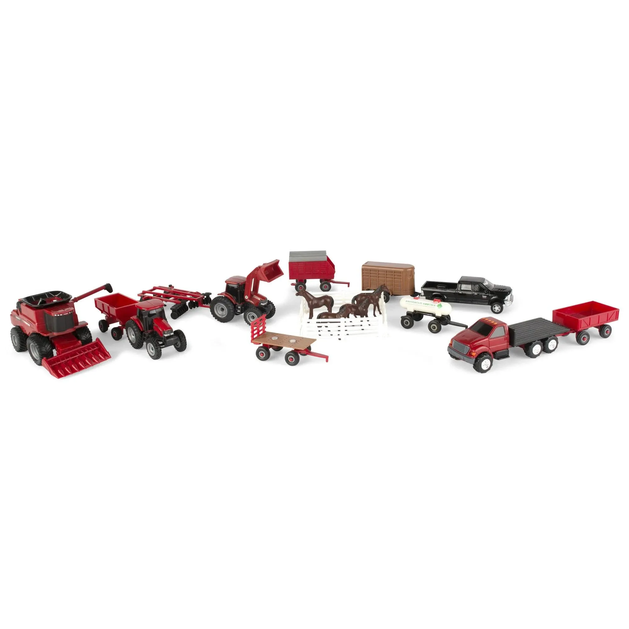 Case 1:64 Scale Toy Tractor Vehicle Value Set