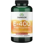 Swanson Vitamin E Mixed Tocopherols 400 IU 250 Softgels