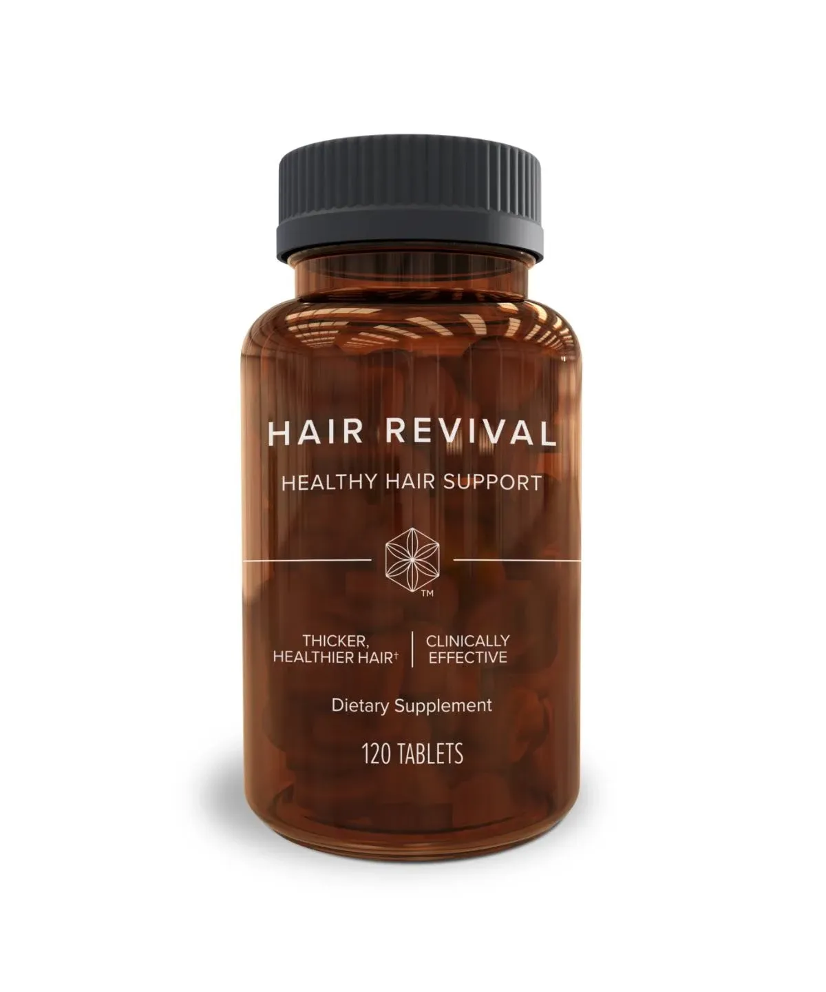 Isagenix Hair Revival - Clinically Effective for Thicker, Healthier Hair - 1 Bottle - 120 ct Tablets