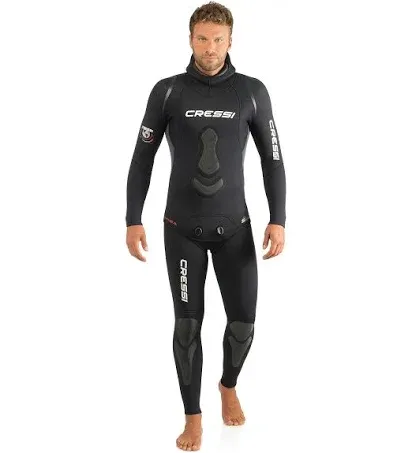 Cressi 5mm Apnea Two Piece Wetsuit - Black - Swimoutlet.com