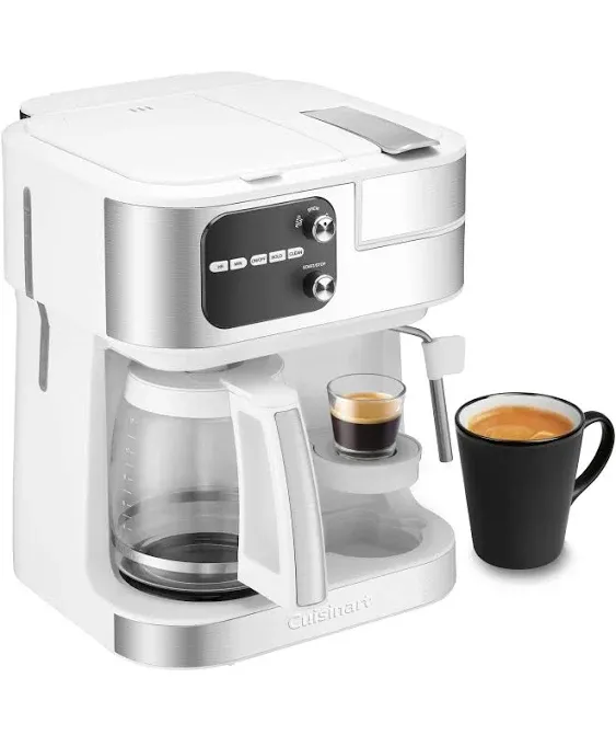 Cuisinart Coffee Center Barista Bar 4-in-1 Coffee Maker - White