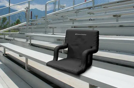 Home-Complete HC-3002 Wide Stadium Chair Cushion - Bleacher Seat with