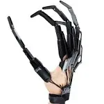 Articulated Fingers,Articulated Finger Extensions,3D Printed Flexible Finger Extensions Fits All Finger Sizes, The Best Halloween Gear(Black)