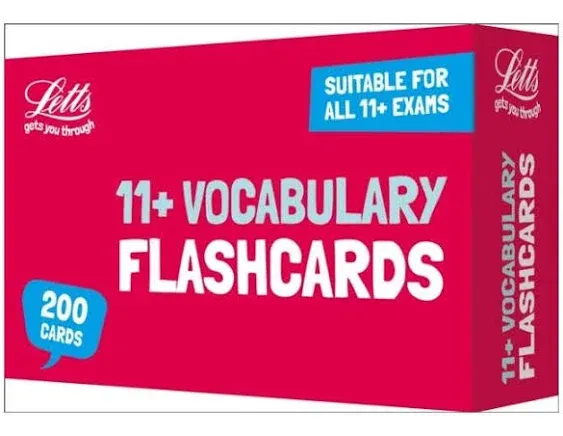 11+ Vocabulary Flashcards