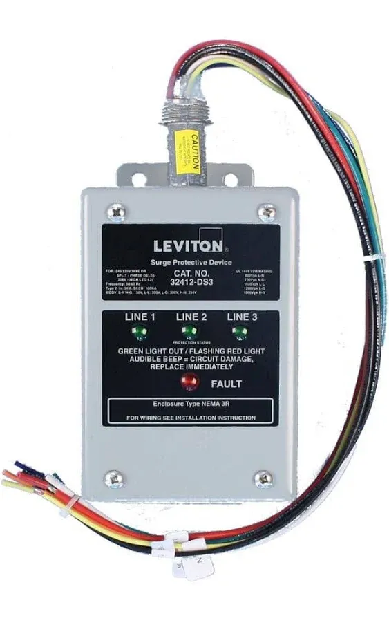 Leviton 32412-DS3 Surge Protection