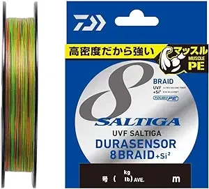 Daiwa PE Line UVF SALTIGA DURA SENSOR X8 Si2 #5/66lb 300m