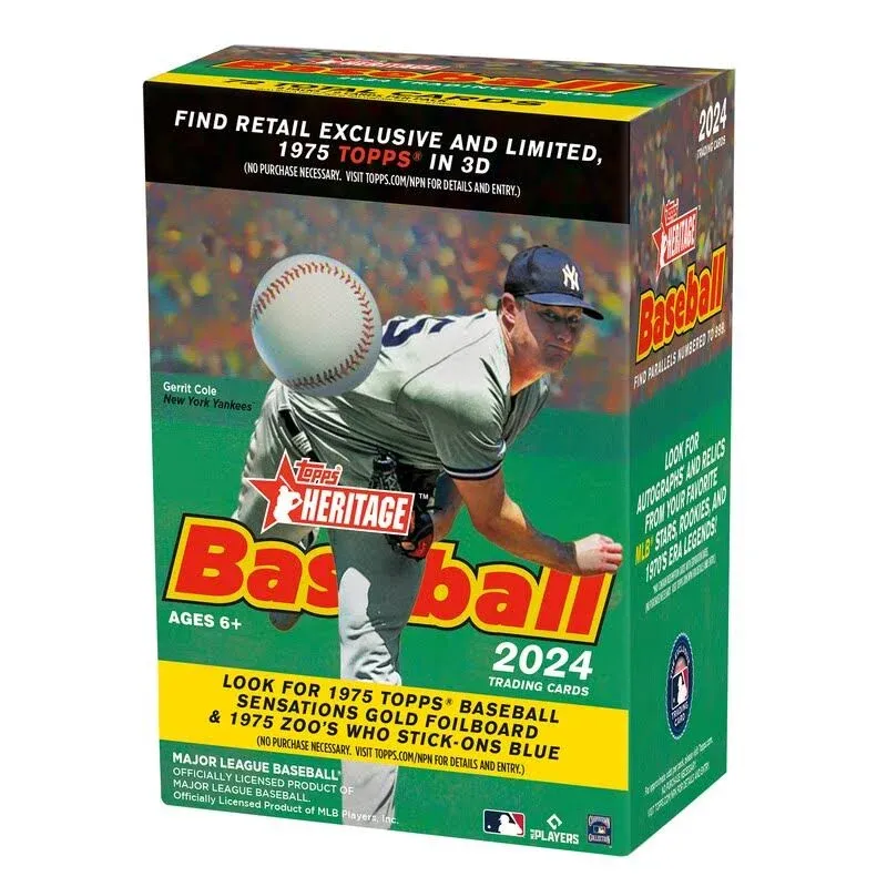 2024 Topps Heritage Baseball Value Box