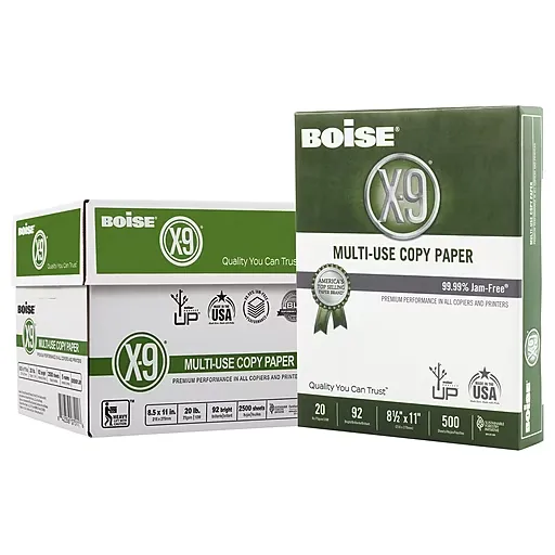 Boise X-9 Multi-Use Copy Paper