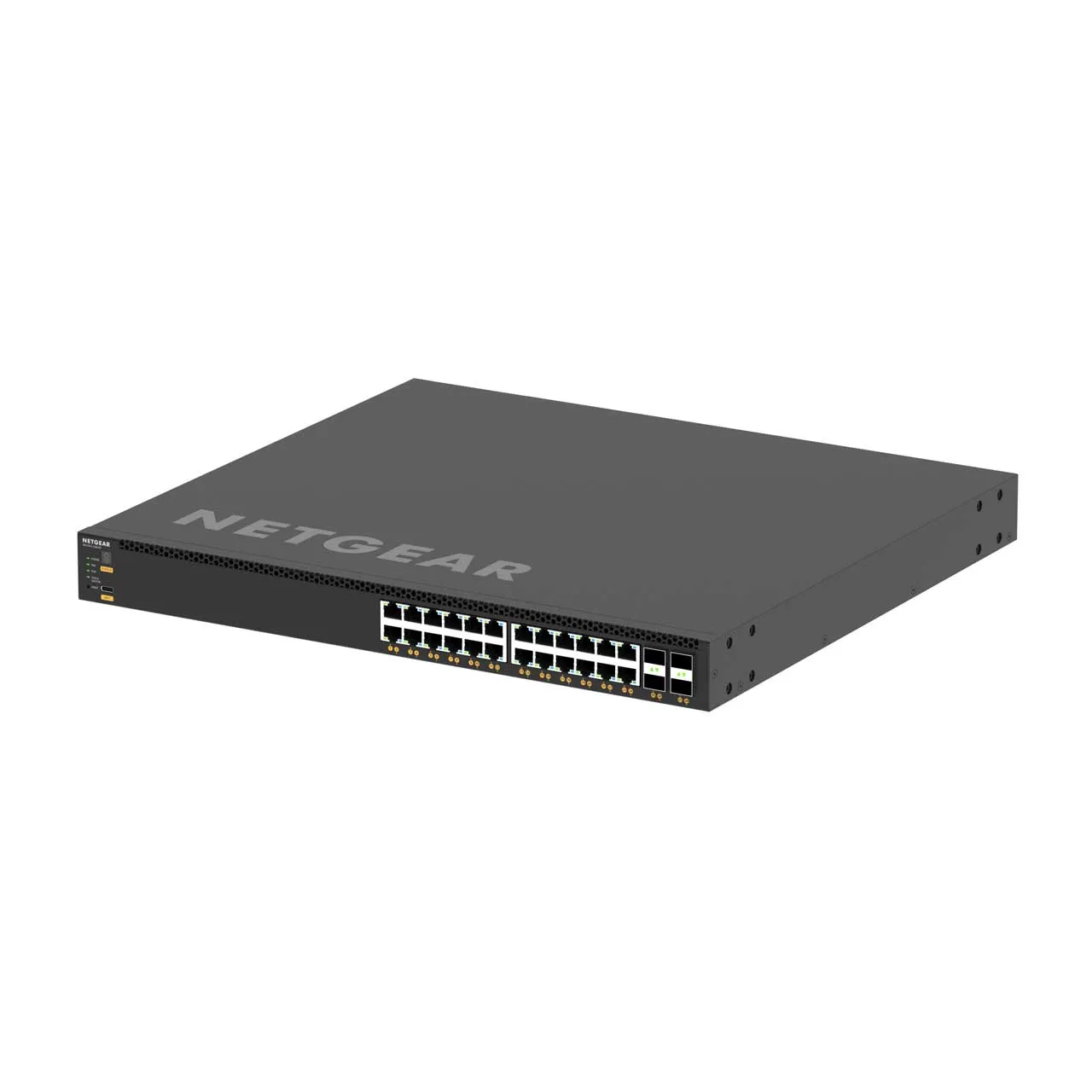 Netgear AV Line M4350-24X4V 24x10G/Multi-Gig PoE+ (576W base/up to 720W) and 4xSFP28 25G Fully Managed Switch