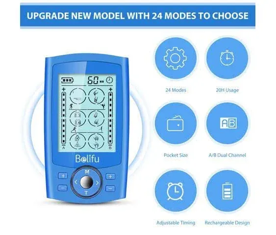 Belifu Dual Channel Tens EMS Unit