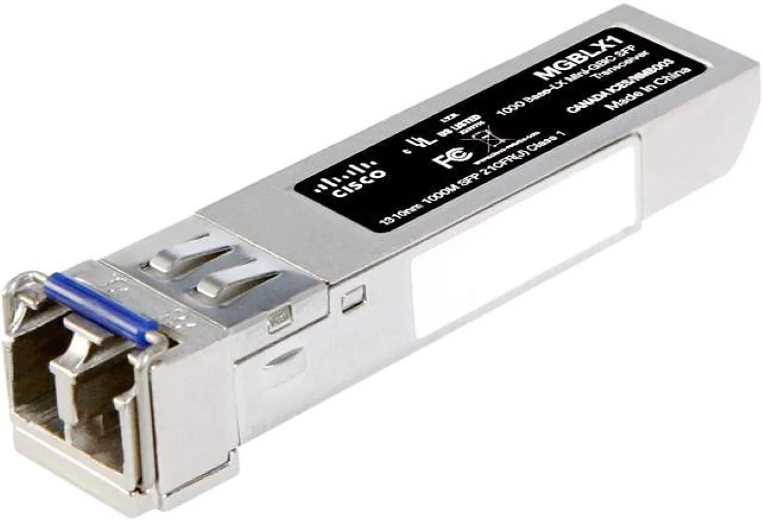 Cisco 1000Base-LX SFP (mini-GBIC) Transceiver, 1 x 1000Base-LX