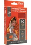 HeatSheet Emergency Camping Survival Solar Mylar Blanket Orange SOL Auto Kit