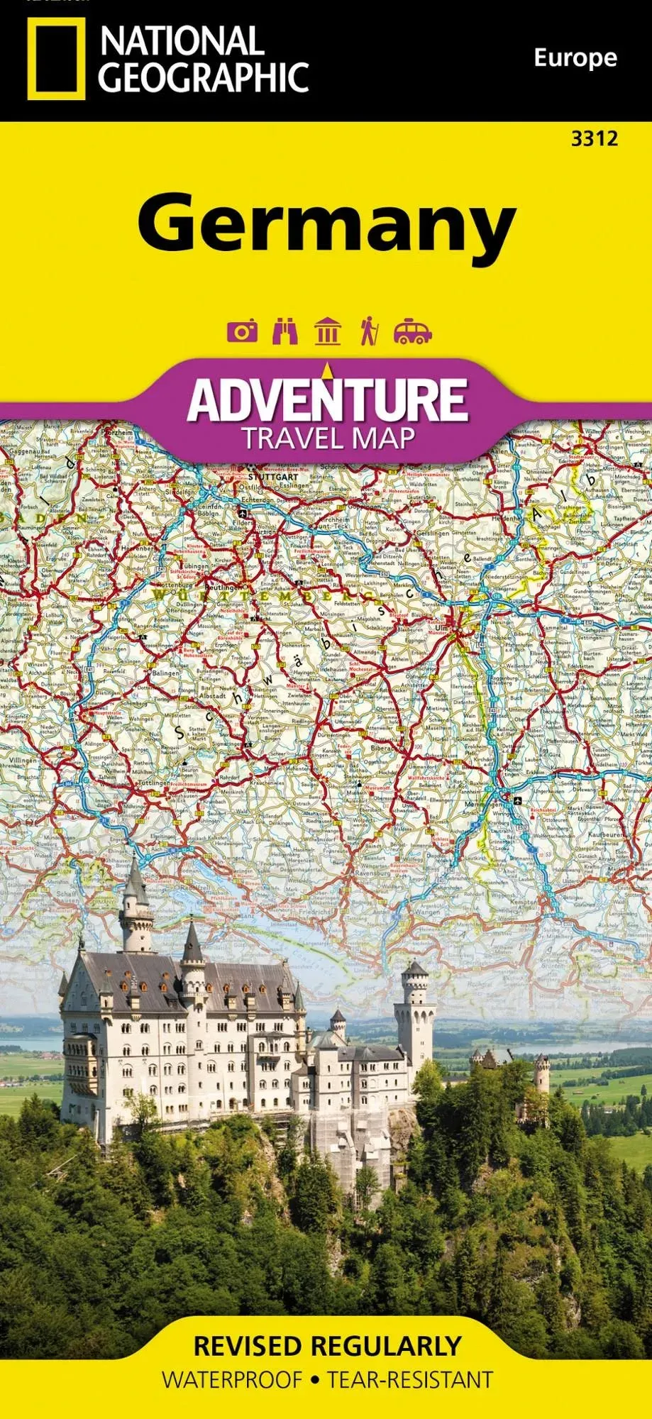 Germany Adventure Travel Map