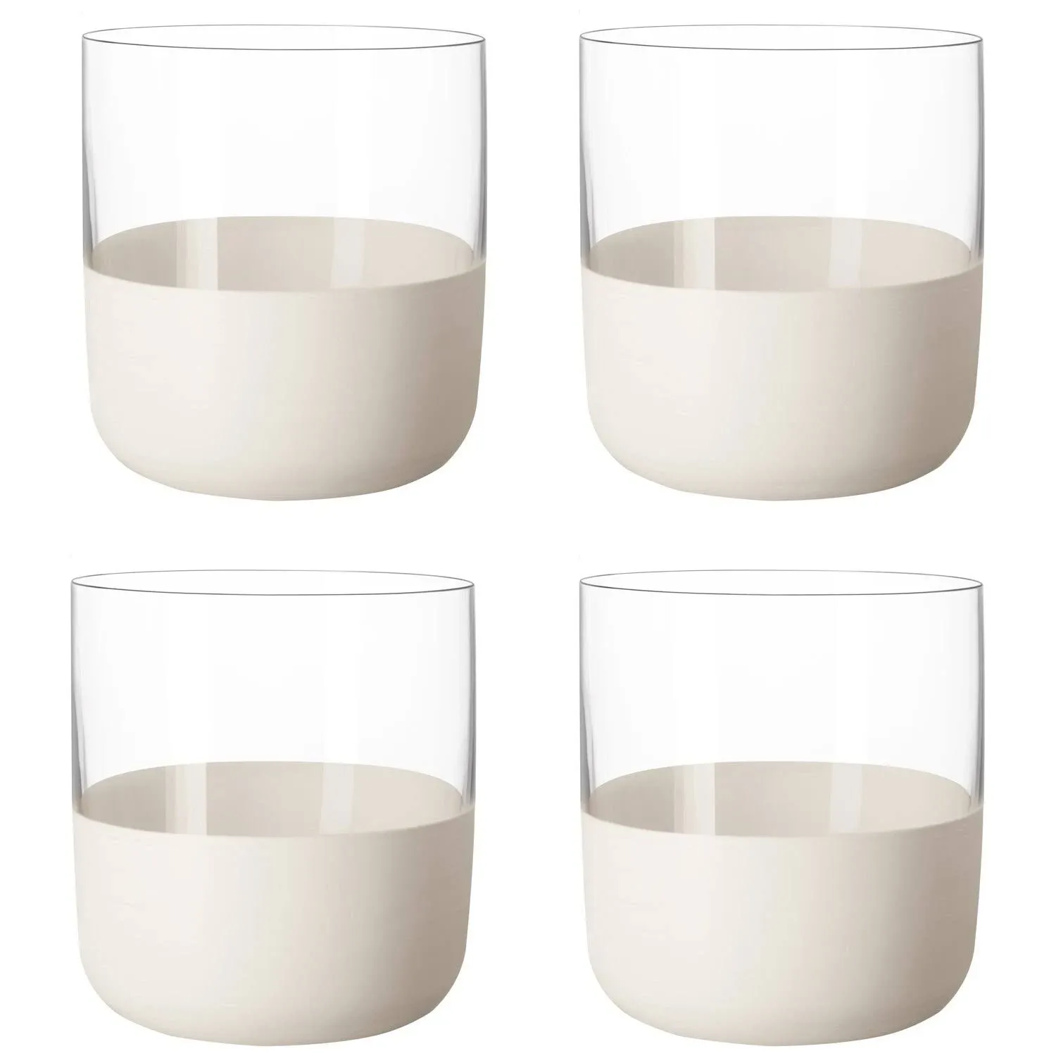 Villeroy & Boch Set of 4 Manufacture Rock Blanc Shot Glasses (64ml) | Harrods UK