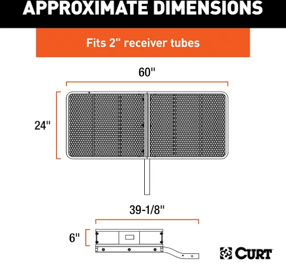 CURT Manufacturing Basket-Style Cargo Carrier 18152