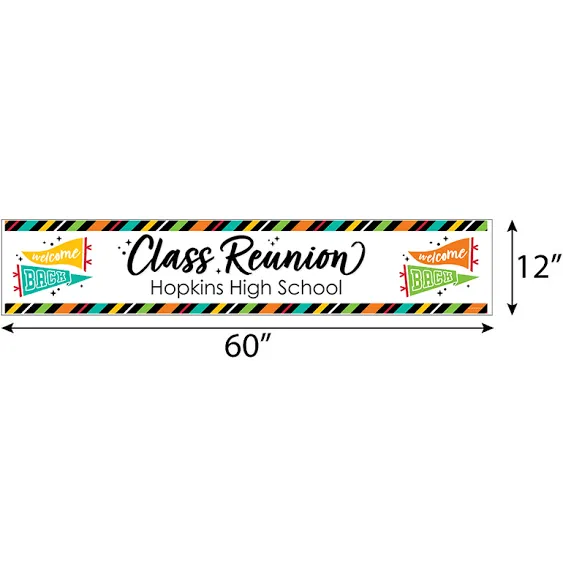 Still Got Class - Personalized High School Reunion Party Banner