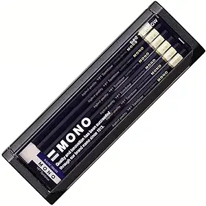 Tombow MONO-6B Mono Pencils, 6B, 1 Dozen