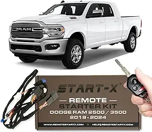 Start-X Remote Starter Kit for 2019-2024 RAM 2500/3500 || NOT 1500 || Plug N Play || 3X Lock to Remote Start