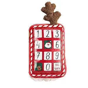 Mud Pie Santa Phone Plush Toy