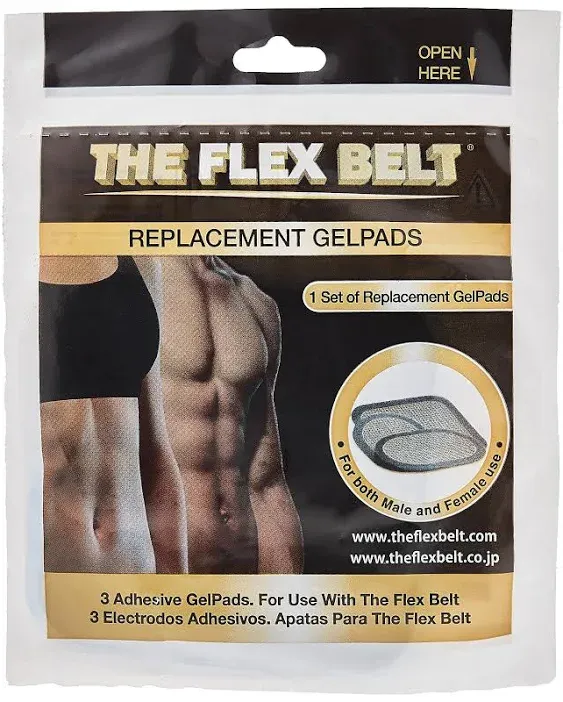 The Flex Belt Gel Pads for Abdominal Toning System