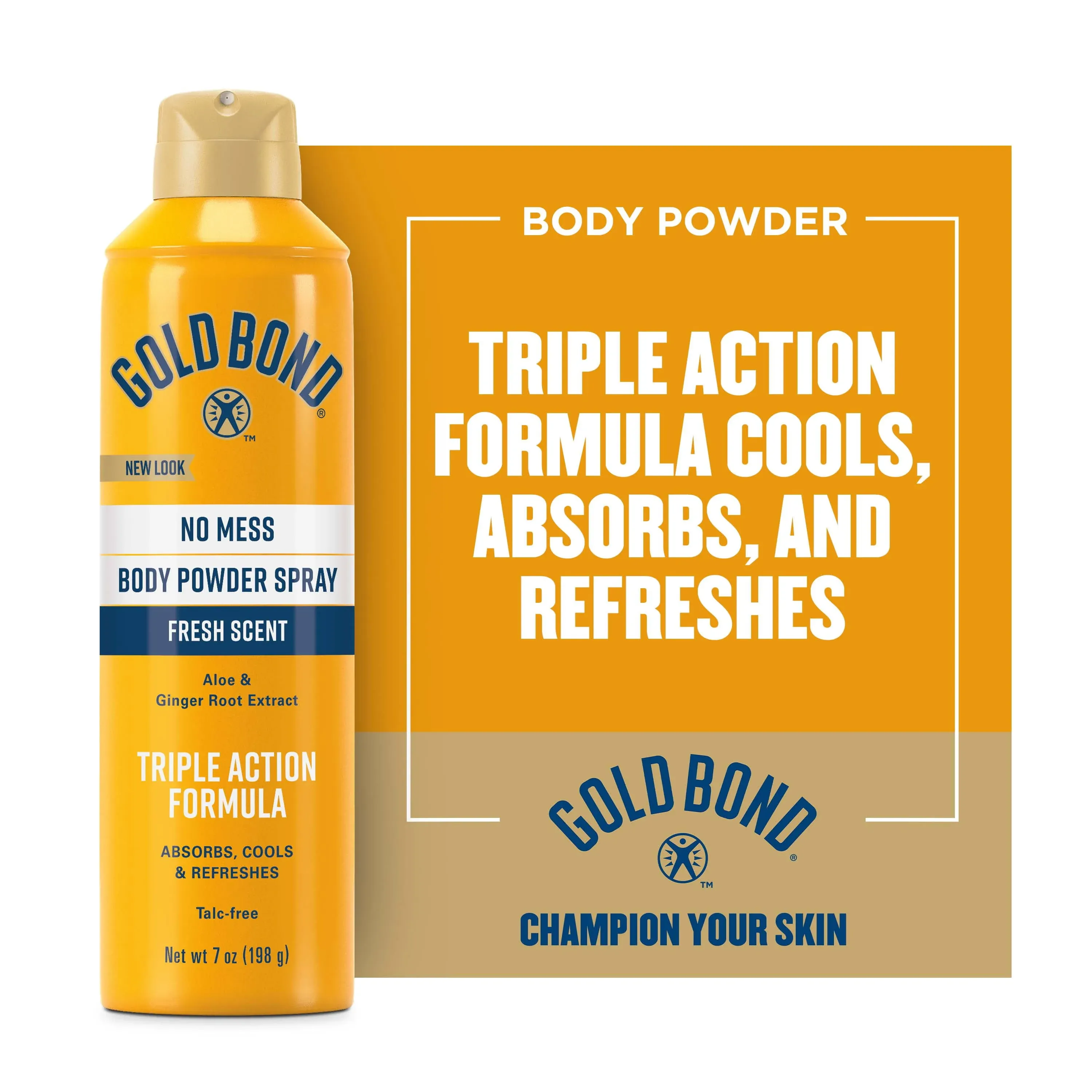 Gold Bond No Mess Body Powder Spray