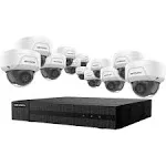 Hikvision IP Security Camera Kit 16 Channel 4K NVR with 12 x 4MP Dome Cameras