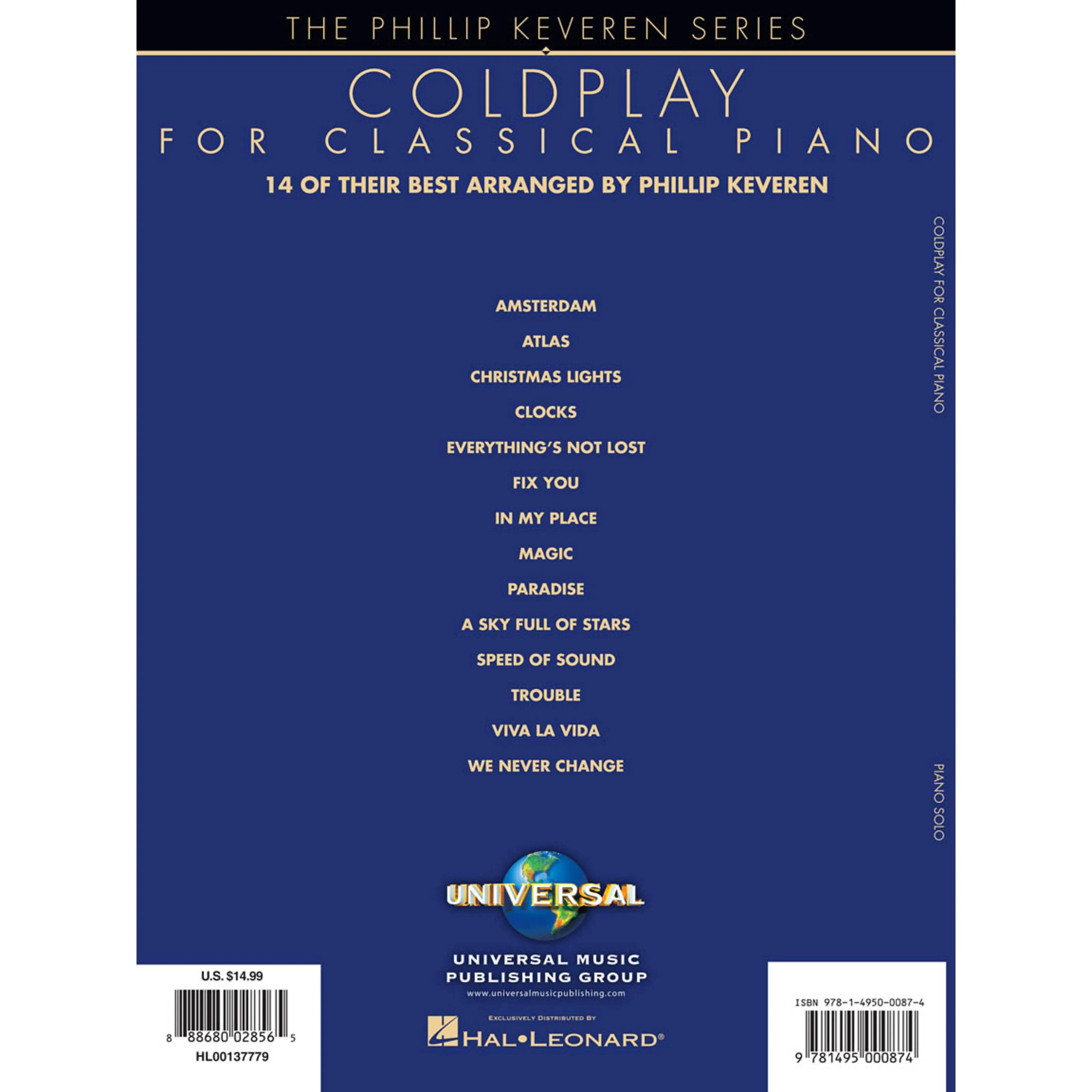 Coldplay for Classical Piano