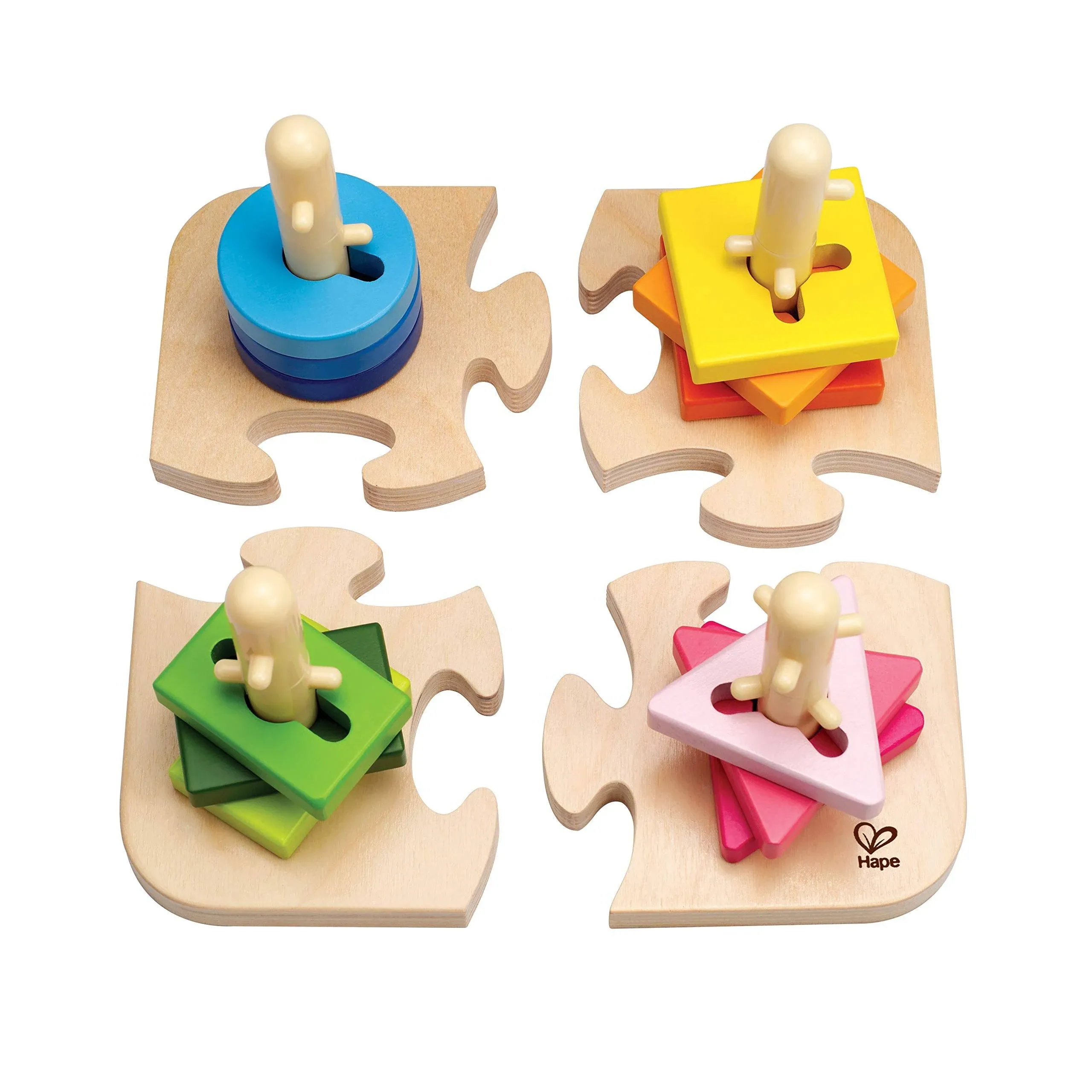 New in box Hape Creative Peg Puzzle